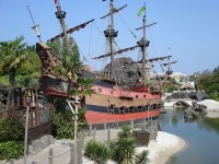 Obrázek Pirátské lodi v Disneylandu Paříž